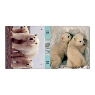 Polar bears binder