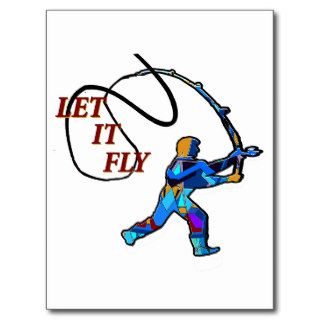 let it fly post card