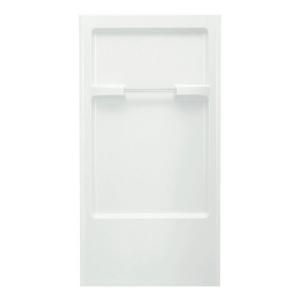 Sterling Plumbing Advantage 2 7/8 in. x 36 in. x 66 1/4 in. One Piece Directo Stud Back Shower Wall in White 62022100 0