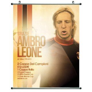 Massimo Ambrosini 22x28 Football Star ArtPrint Scroll Poster 007C   Prints
