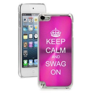 Apple iPod Touch 5th Generation Hot Pink 5B573 hard back case cover Keep Calm and Swag On Cell Phones & Accessories