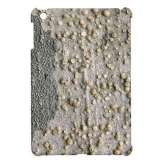 Wood, Grey Bubble Speckled Texture iPad Mini Cases