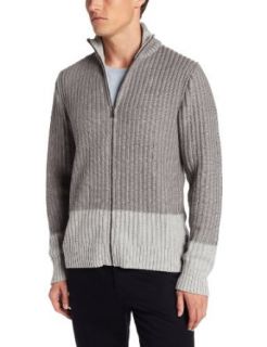 Calvin Klein Jeans Men's Color Block Sweater, Grey, Small at  Mens Clothing store Pullover Sweaters
