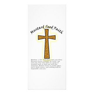Mustard Seed Faith Matthew 1720 Custom Rack Cards