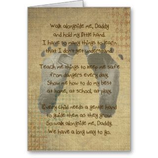 Poem for a Daddy Greeting Cards