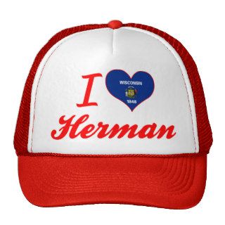 I Love Herman, Wisconsin Trucker Hat