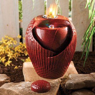 FIRE & LIGHTS WATER FOUNTAIN   Tabletop Fountains