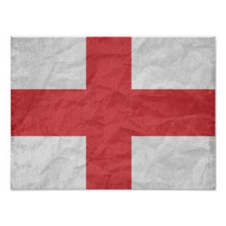 English Flag Posters