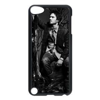 Ian Somerhalder iPod Touch 5th Generation/5th Gen/5G/5 Case Black and White Cell Phones & Accessories