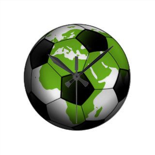Football around the World Round Clock