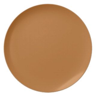 Light Brown Top Colorful Plate