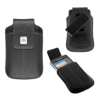 BlackBerry Curve Bold Leather Holster   HDW 18960 001 BlackBerry 8500/9300/9700/9780 Vertical Pouch Cell Phones & Accessories