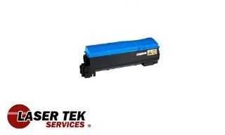 Laser Tek Services  Cyan Compatible Toner Cartridge for Kyocera TK 562 TK562 TK 562C TK562C FS C5300DN FS C5350DN Electronics