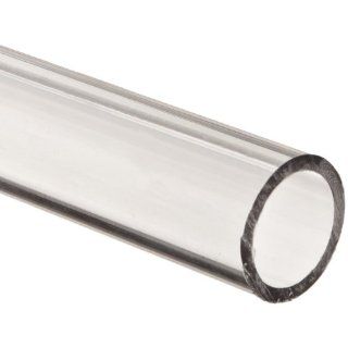 Polycarbonate Tubing, 1" ID x 1 1/4" OD x 1/8" Wall, Clear Color 24" L Industrial Plastic Tubing