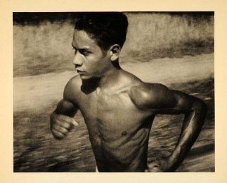 1936 Olympics Berlin Ellison Myers Tarzan Brown Runner   Original Photogravure   Prints
