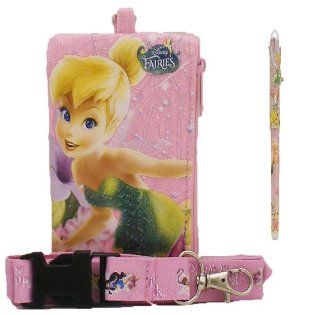 Disney Tinkerbell Lanyard with Coin Purse Light Pink and 1 Pen Toys & Games