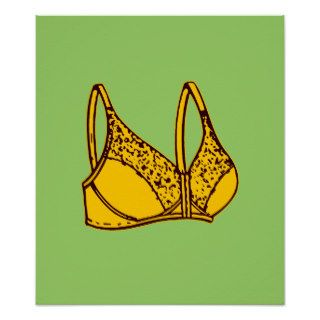 Gold Lift & Separate Bra Posters