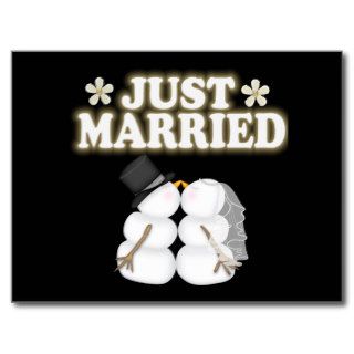 Just Married Post Card