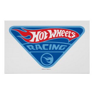 Hot Wheels Racing Flame Logo Print
