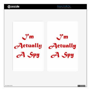 I'm Actually A Spy Kindle Fire Decals