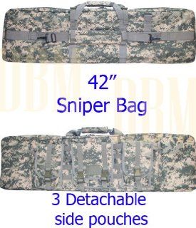 42" Molle Tactical Sniper Carrying Bag Rifle Gun Case ACU  Soft Rifle Cases  Sports & Outdoors