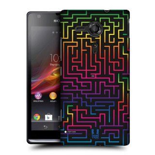 Head Case Designs Simple Maze A mazed Hard Back Case Cover for Sony Xperia SP C5303 Cell Phones & Accessories