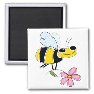 Bee Bees Wasps Insect Flower Bug Magnets