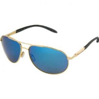 Costa Del Mar Wingman Polarized Sunglasses   Costa 580 Glass Lens Gold/Blue Mirror, One Size Clothing
