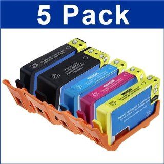 5 Pack (1 each color) Remanufactured Ink Cartridge for HP 564XL (Black / Phot Electronics