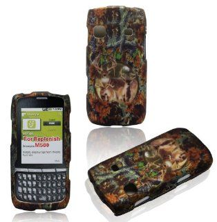 2D Camo Triple Deer Samsung Replenish M580 Boost Mobile , Sprint Case Cover Hard Phone Case Snap on Cover Rubberized Touch Faceplates Cell Phones & Accessories