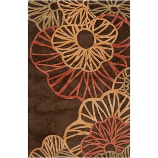 Hand tufted Noma Brown Rug (1'11 x 3'3) Accent Rugs