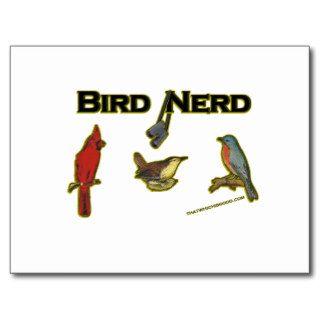 Bird Nerd Postcards