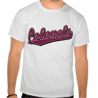Colonels in Maroon and Gray Tshirt