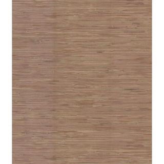 Brewster 56 sq. ft. Faux Grasscloth Leaf Wallpaper 144 59639