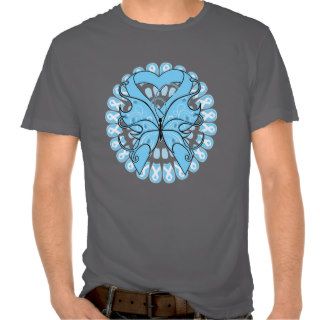 Lymphedema Butterfly Circle of Ribbons Tshirts