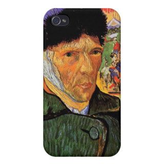 Van Gogh; Self Portrait with Bandaged Ear iPhone 4/4S Covers
