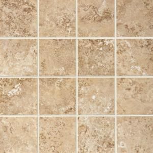 Daltile Palatina Temple Beige 12 in. x 12 in. x 8 mm Porcelain Mosaic Floor and Wall Tile PT9633MS1P