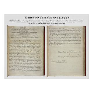 Kansas Nebraska Act (1854) Print