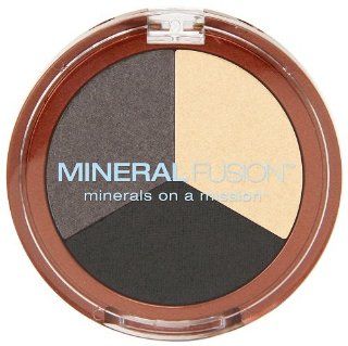 Mineral Fusion Natural Brands Eye Shadow Trio, Sultry, 0.10 Ounce  Phthalate Free Makeup  Beauty