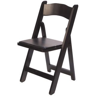 Black Wood Folding Chairs (Pack of 4) Folding Chairs