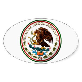 Estados Unidos Mexicanos (Eagle Mexican Flag) Stickers