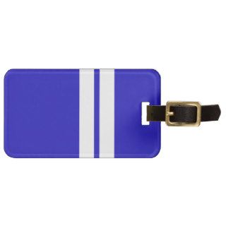 Shelby Mustang Racing Stripes   Race Car Travel Bag Tag