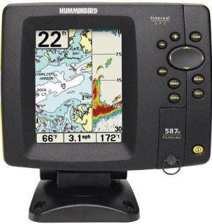 Humminbird 587ci Combo FishFinder Dual Beam Sonar  Fish Finders  GPS & Navigation