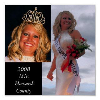 Miss Howard County Collage Posters