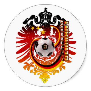 German Eagle Germany Soccer badge Stickers