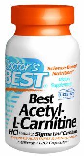 Best Acetyl L Carnitine feat. Sigma Tau Carntine (588mg) 120 Capsules Health & Personal Care