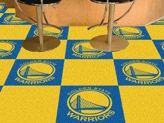 Team Fan Gear Fanmats Golden State Warriors Carpet Tiles 18"x18" tiles NBA 9270   Area Rugs