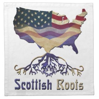 Scottish American Roots Design Napkins