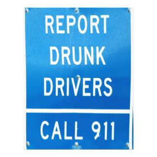 Report Drunk Drivers Flyers
