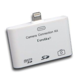 Eurekka 3 in 1 Card Reader Adapter Camera Connection Kit, 3 Port Card Reader for Apple Ipad and Ipad Mini Computers & Accessories